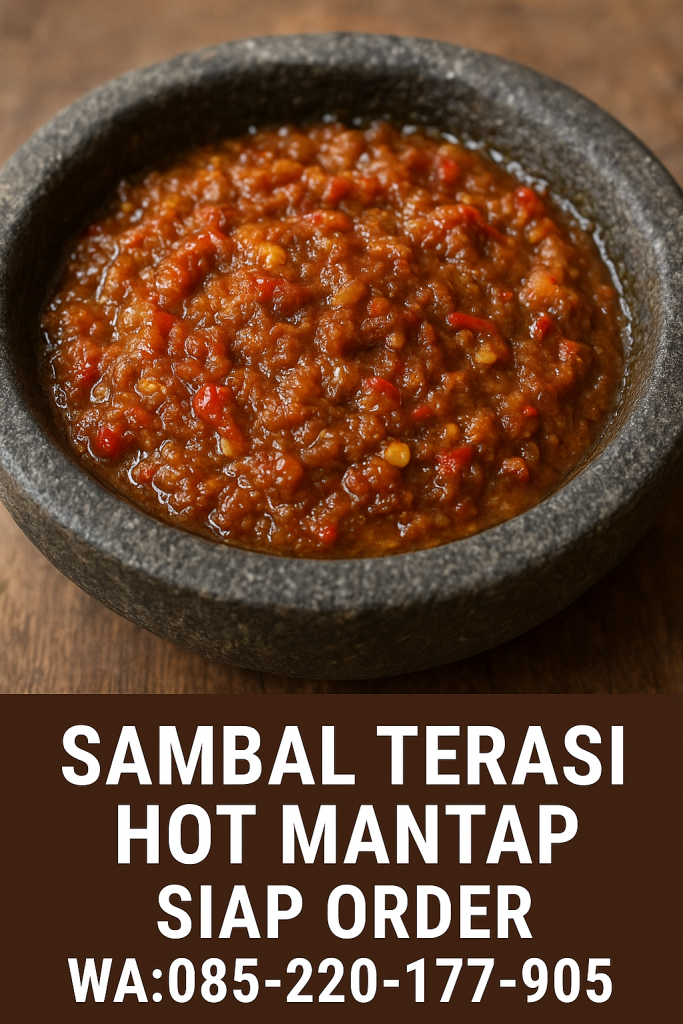 sambal terasi dadakan tanimulya cimahi bandung
