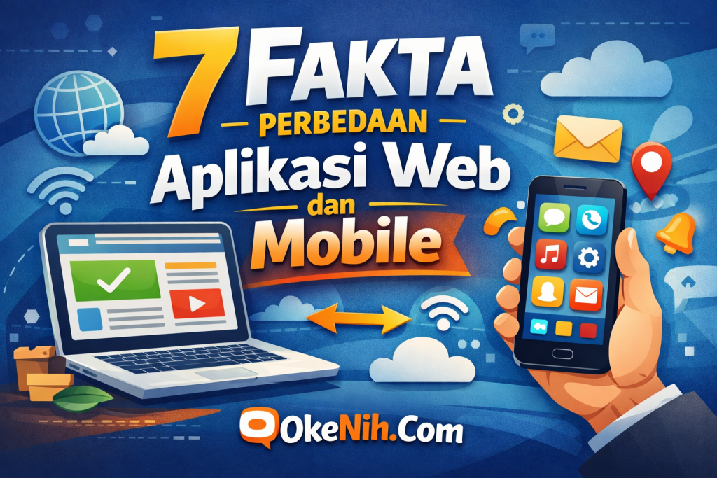 perbedaan aplikasi web dan mobile app
